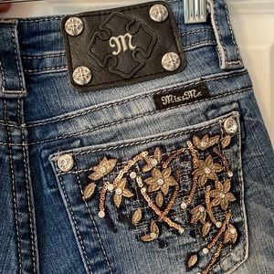 SOLD MISS ME “Signature Rise Boot” jeans. Size 24. Custom inseam: 29”